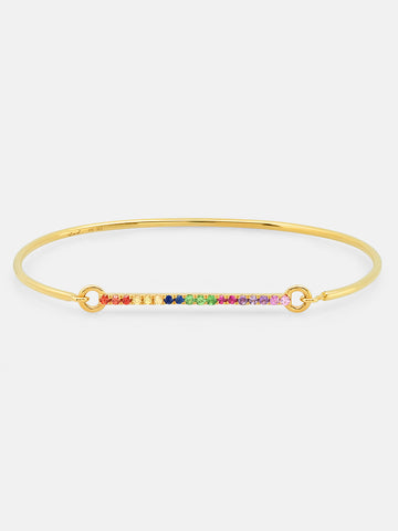 The Amalfi Wire Rainbow Bracelet
